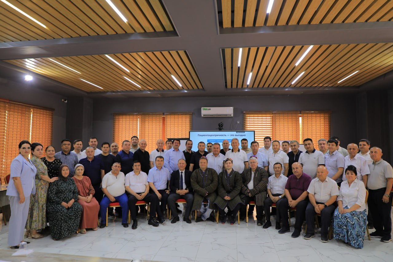 Surxondaryoda tibbiyot boshqaruviga bag‘ishlangan xalqaro seminar-trening.